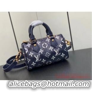 Buy Inexpensive Louis Vuitton Nano Speedy M82242 blue