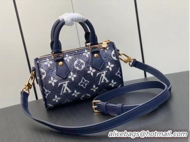 Buy Inexpensive Louis Vuitton Nano Speedy M82242 blue