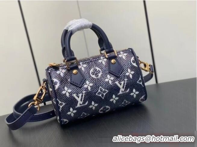 Buy Inexpensive Louis Vuitton Nano Speedy M82242 blue