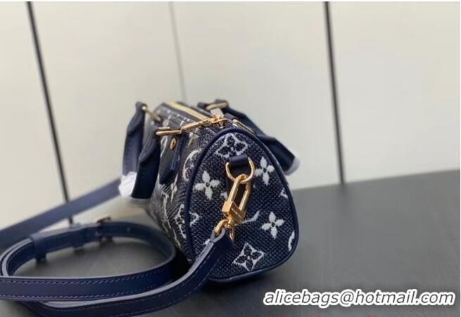 Buy Inexpensive Louis Vuitton Nano Speedy M82242 blue