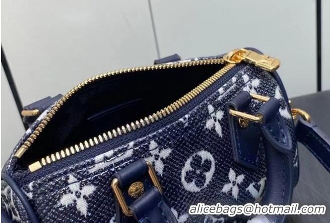 Buy Inexpensive Louis Vuitton Nano Speedy M82242 blue