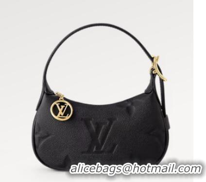 Famous Brand Louis Vuitton Monogram Empreinte Mini Moon M82391 black