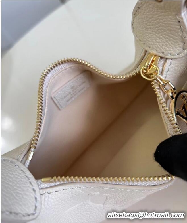 Good Quality Louis Vuitton Monogram Empreinte Mini Moon M82391 Cream