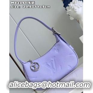 Popular Louis Vuitton Monogram Empreinte Mini Moon M82391 Iris Purple