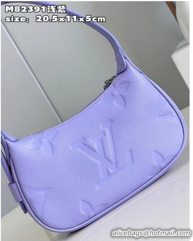 Popular Louis Vuitton Monogram Empreinte Mini Moon M82391 Iris Purple