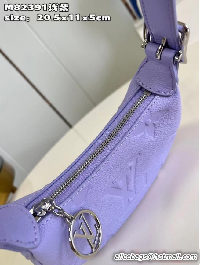 Popular Louis Vuitton Monogram Empreinte Mini Moon M82391 Iris Purple