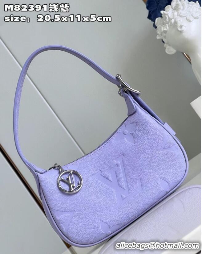 Popular Louis Vuitton Monogram Empreinte Mini Moon M82391 Iris Purple