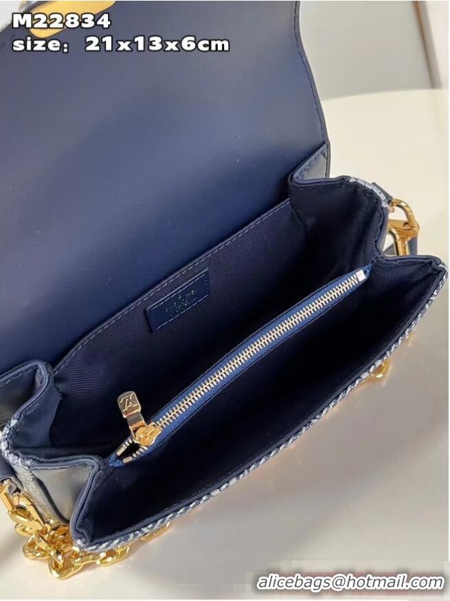 Inexpensive Louis Vuitton Pochette Metis East West M22834 Blue