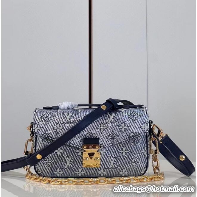 Inexpensive Louis Vuitton Pochette Metis East West M22834 Blue