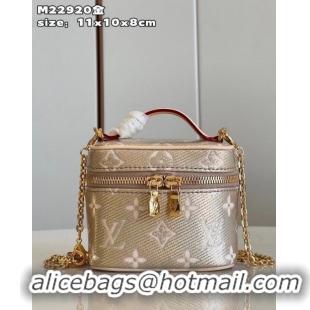 Traditional Specials Louis Vuitton Monoglam Canvas Micro Vanity M22920 Beige