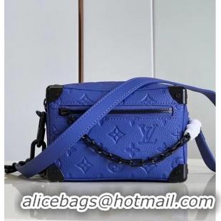 Inexpensive Louis Vuitton Mini Soft Trunk M82558 blue