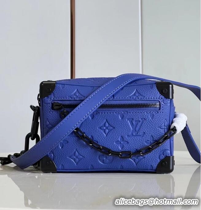 Inexpensive Louis Vuitton Mini Soft Trunk M82558 blue