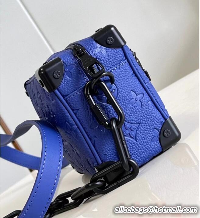 Inexpensive Louis Vuitton Mini Soft Trunk M82558 blue