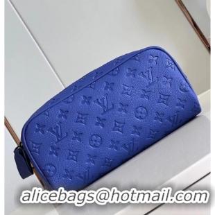 Unique Grade Louis Vuitton Dopp Kit M82576 Racing Blue