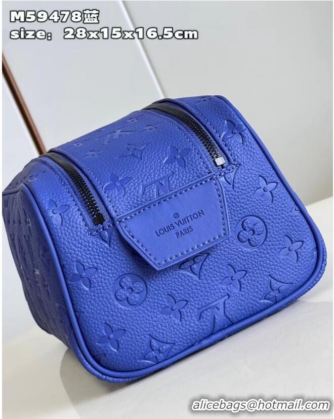 Unique Grade Louis Vuitton Dopp Kit M82576 Racing Blue