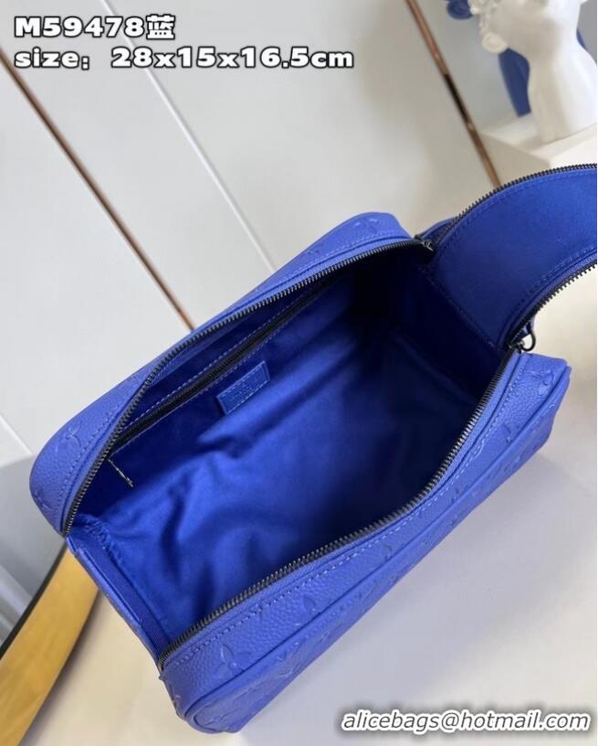 Unique Grade Louis Vuitton Dopp Kit M82576 Racing Blue