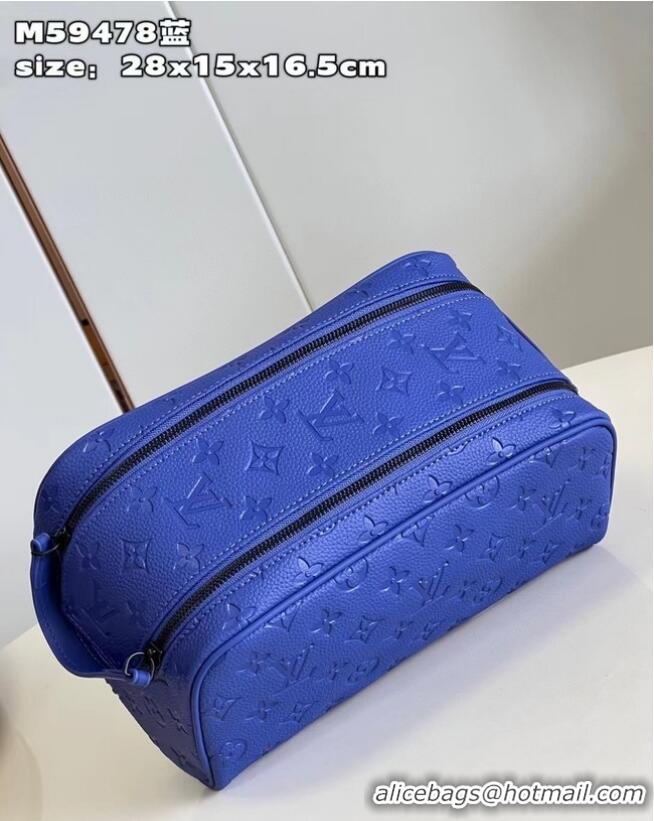 Unique Grade Louis Vuitton Dopp Kit M82576 Racing Blue