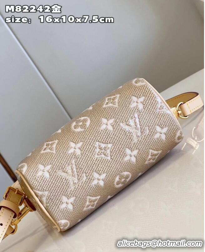 Luxurious Promotional Louis Vuitton Nano Speedy M82242 Beige