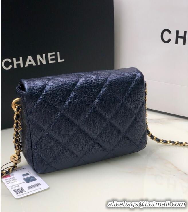 Buy Inexpensive Chanel SMALL FLAP BAG AS2855 black