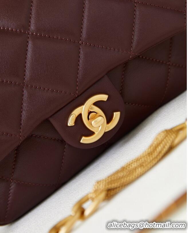 Top Design Chanel SMALL FLAP BAG AS4231 Wine