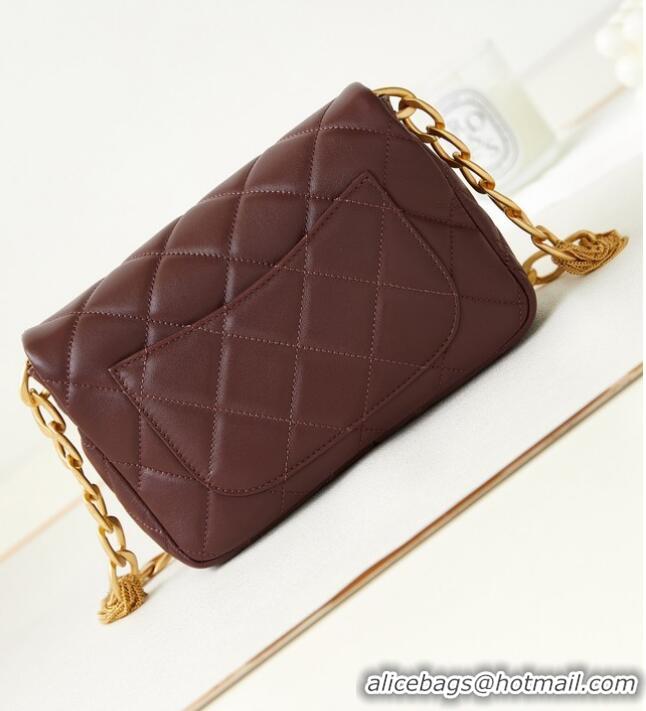 Top Design Chanel SMALL FLAP BAG AS4231 Wine