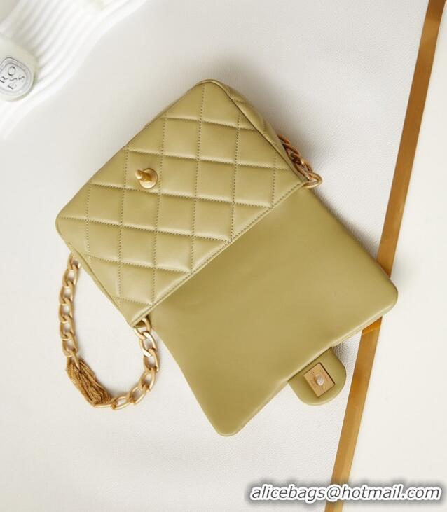 Super Quality Chanel SMALL FLAP BAG AS4231 Khaki