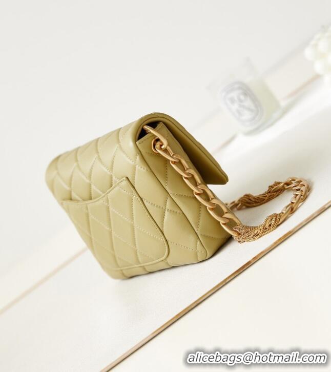 Super Quality Chanel SMALL FLAP BAG AS4231 Khaki