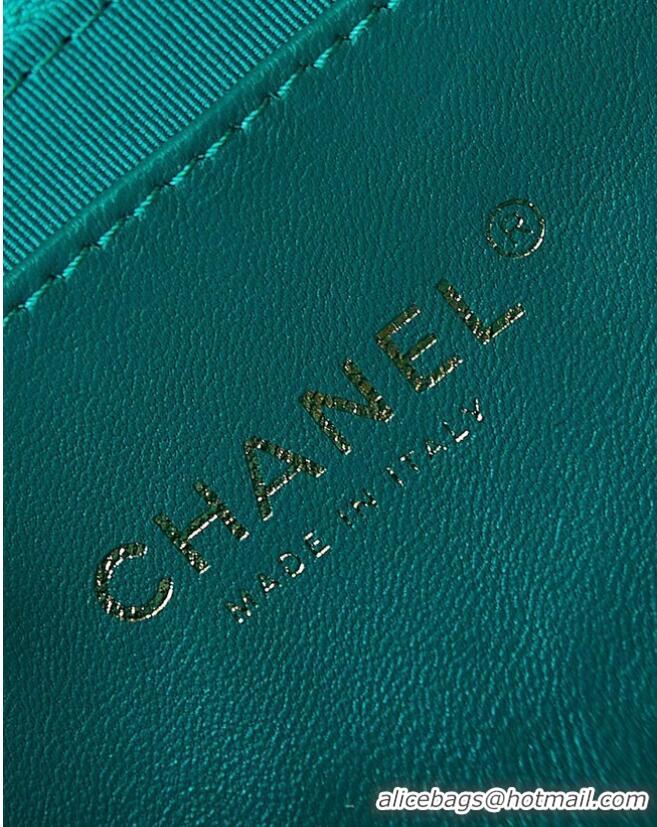 Reasonable Price Good Product Chanel SMALL FLAP BAG AS4231 green