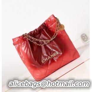 Buy Discount CHANEL 22 HANDBAG AS3261 Red