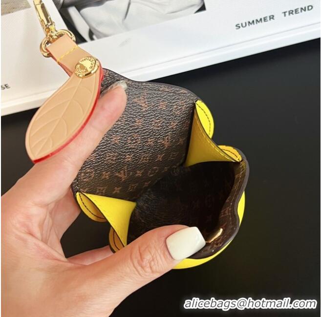 Top Design Louis Vuitton KEY HOLDER 15584 Yellow