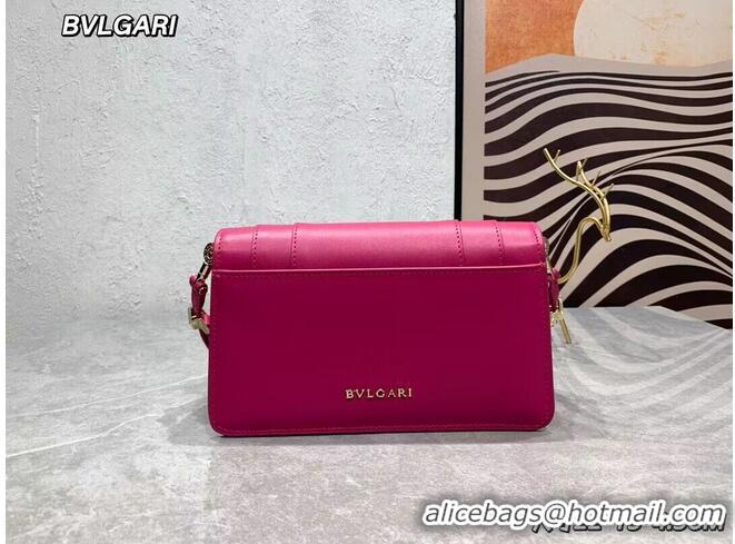 Top Grade Bvlgari Serpenti Forever leather crossbody bag 289676 Rose