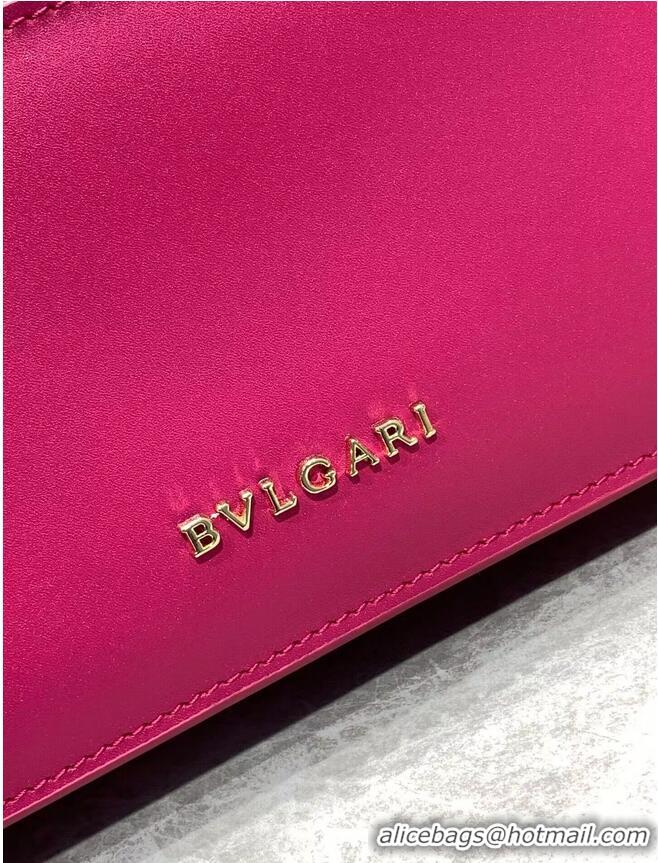 Top Grade Bvlgari Serpenti Forever leather crossbody bag 289676 Rose