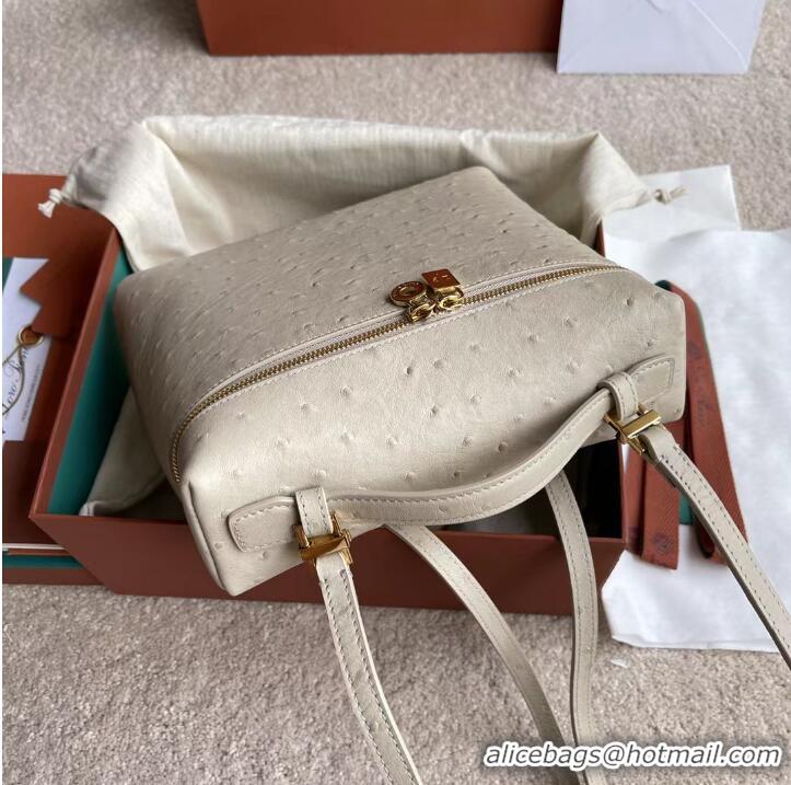 Promotional Loro Piana Extra Pocket Backpack Bag L23.5 in Calfskin LP1054 Light Travertine 2023