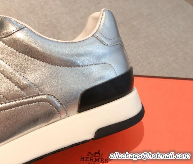 Best Price Hermes Trail sneakers in calfskin leather Brown/Grey 530079