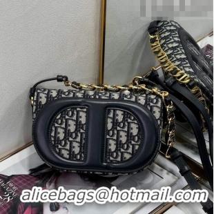 New Design Dior CD Signature bag with Chain Strap in CD-Embossed Oblique Canvas CD2024 2023