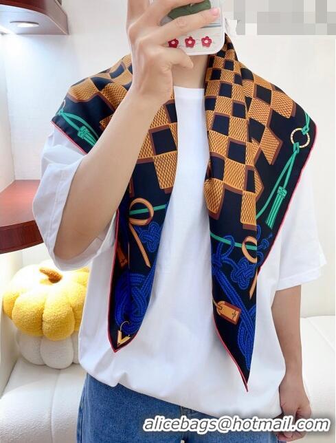 Top Quality Louis Vuitton Damier Infinity Silk Scarf 90x90cm M77663 2023