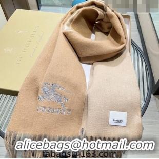 Cheap Design Burberry Cashmere Long Scarf 35x180cm 1207 Beige