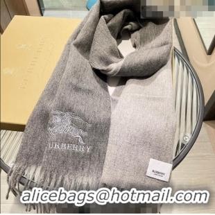 Affordable Price Burberry Cashmere Long Scarf 35x180cm 1207 Dark Grey