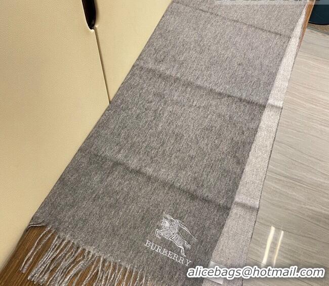 Affordable Price Burberry Cashmere Long Scarf 35x180cm 1207 Dark Grey