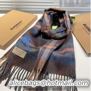 Reasonable Price Burberry Cashmere Scarf 32x180cm 0104 Brown/Multicolor 2023