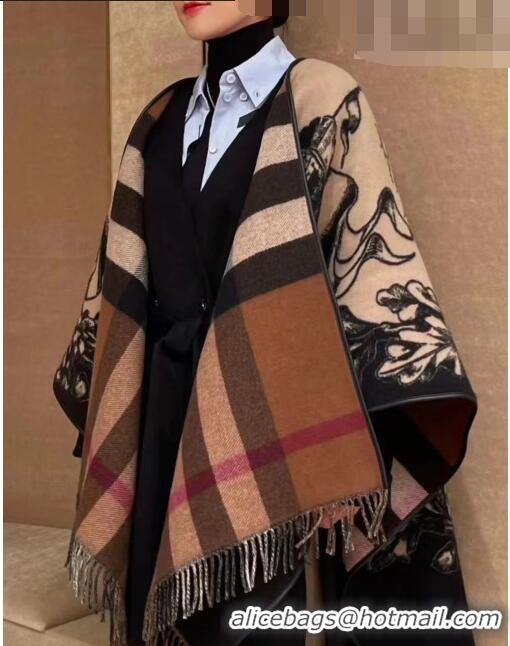 Buy Inexpensive Burberry Check Wool Cape B8801 2023