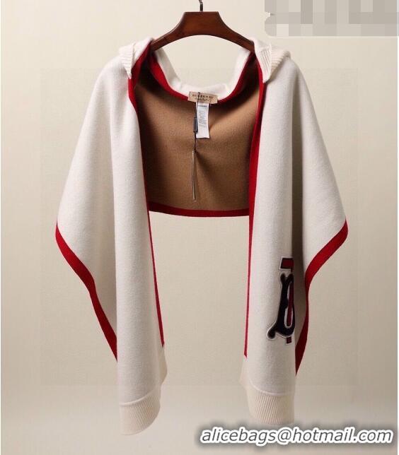 Cheapest Burberry Cashmere Knit Cape B8806 Brown/Beige 2023