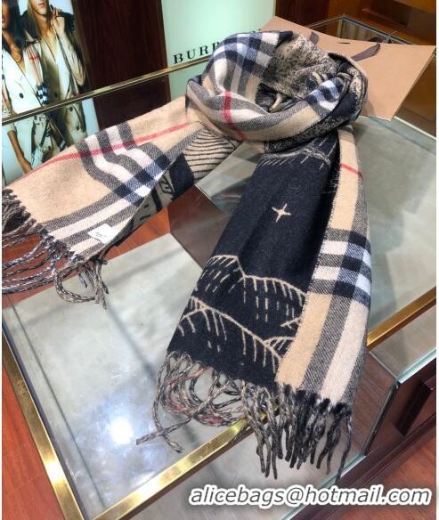 Traditional Specials Burberry Check Wool Reversible Long Scarf 210x50cm B8814 2023