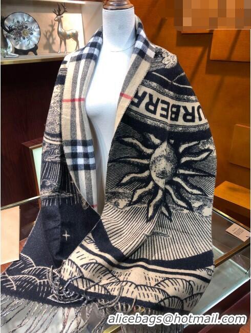 Traditional Specials Burberry Check Wool Reversible Long Scarf 210x50cm B8814 2023