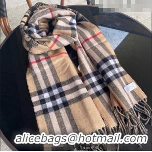 Famous Brand Burberry Cashmere Long Scarf 45x120cm B0810 2023