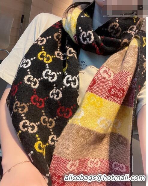 Top Quality Gucci Cashmere Long Scarf 35x180cm 0815 Multicolor 2023