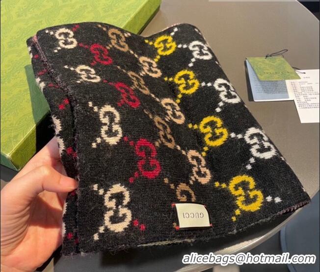 Top Quality Gucci Cashmere Long Scarf 35x180cm 0815 Multicolor 2023