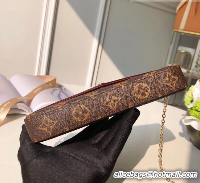 Promotional Louis Vuitton Monogram Canvas Pochette Felicie Chain Wallet M61276