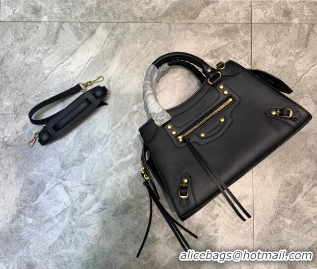 Promotional Balenciaga Neo Classic Small Bag in Smooth Calfskin 638511 Black/Gold