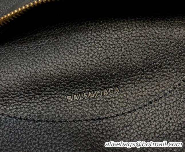 Top Grade Balenciaga Neo Classic Small Bag in Grained Calfskin 638511 Black/Gold